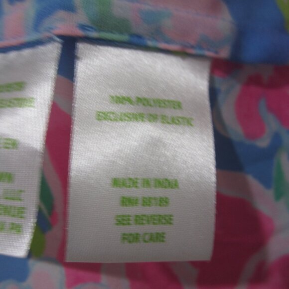 Lilly Pulitzer XL Pauline Maxi Dress Blue Bunny Business - Picture 5 of 9